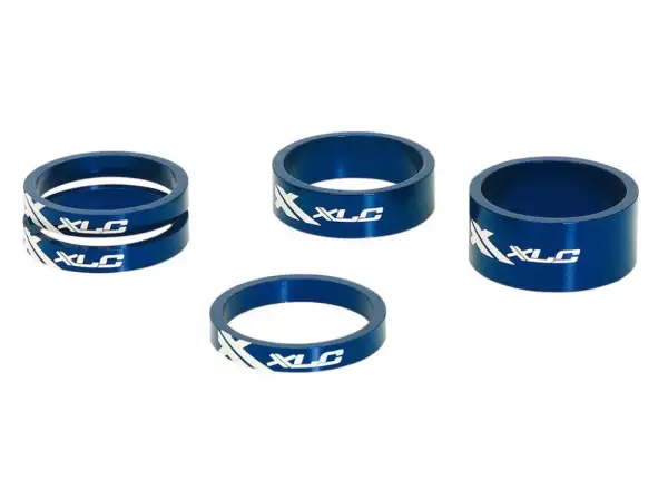 XLC AS-A02 1 1/8" Vorbauerhöhungen blau