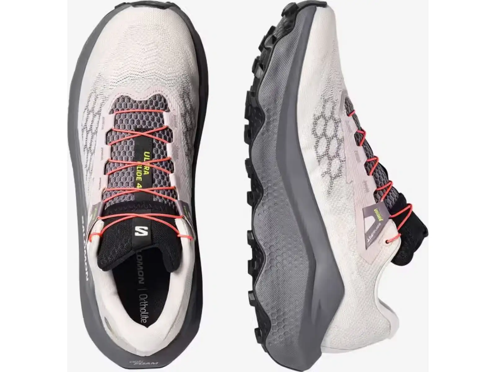 Salomon Ultra Glide Wide 4 Herren Laufschuhe Llilac ash/Excalibur/Pink yarrow