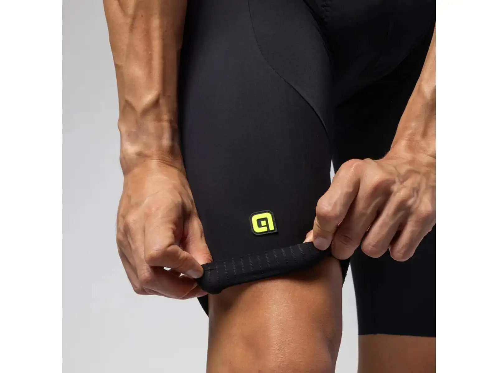 Fahrradshorts Alé R-EV1 Sprinter Herren Schwarz mit Träger