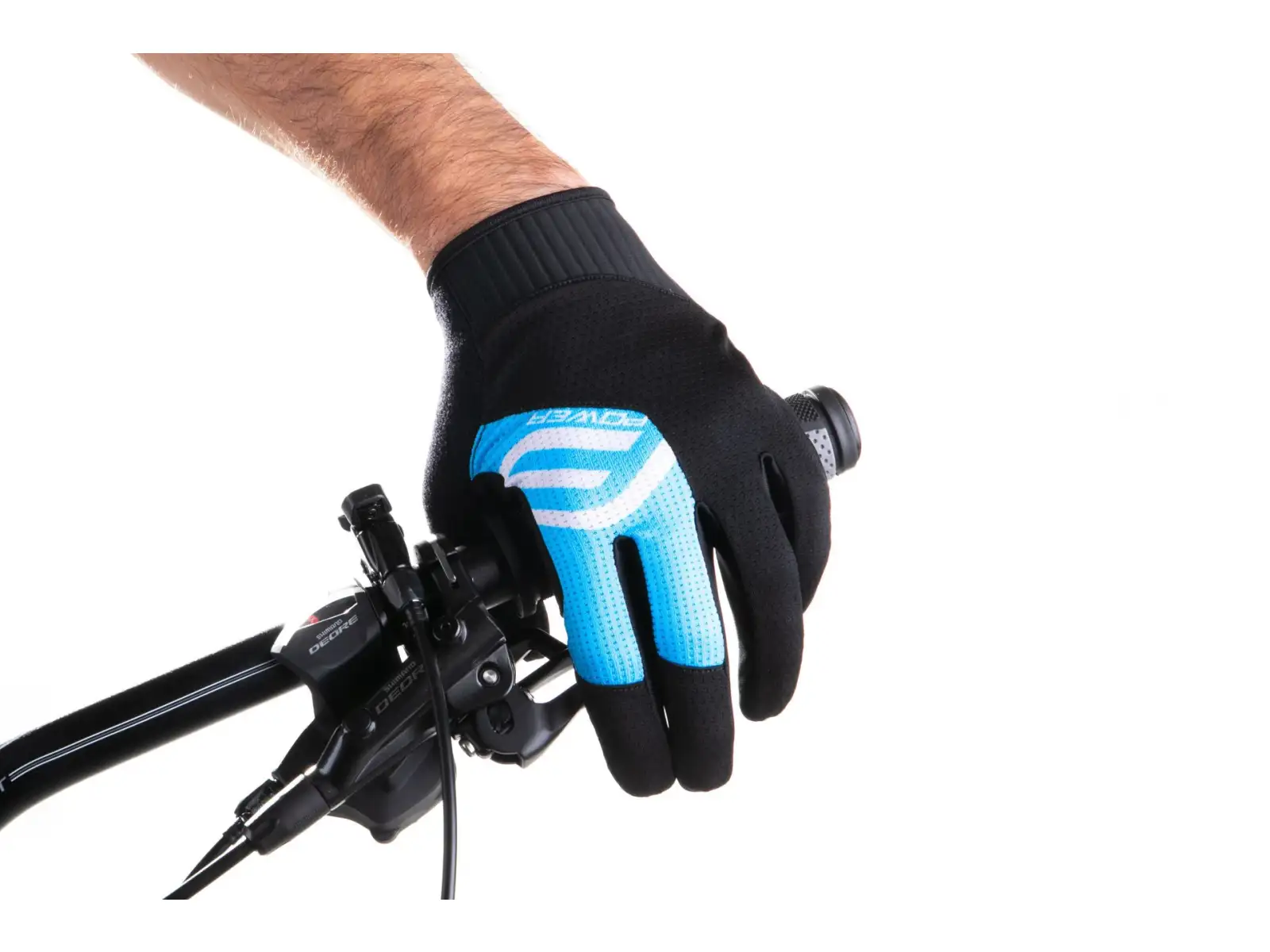 MTB Power Handschuhe in Schwarz/Blau