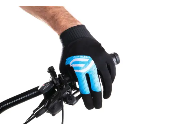 MTB Power Handschuhe in Schwarz/Blau
