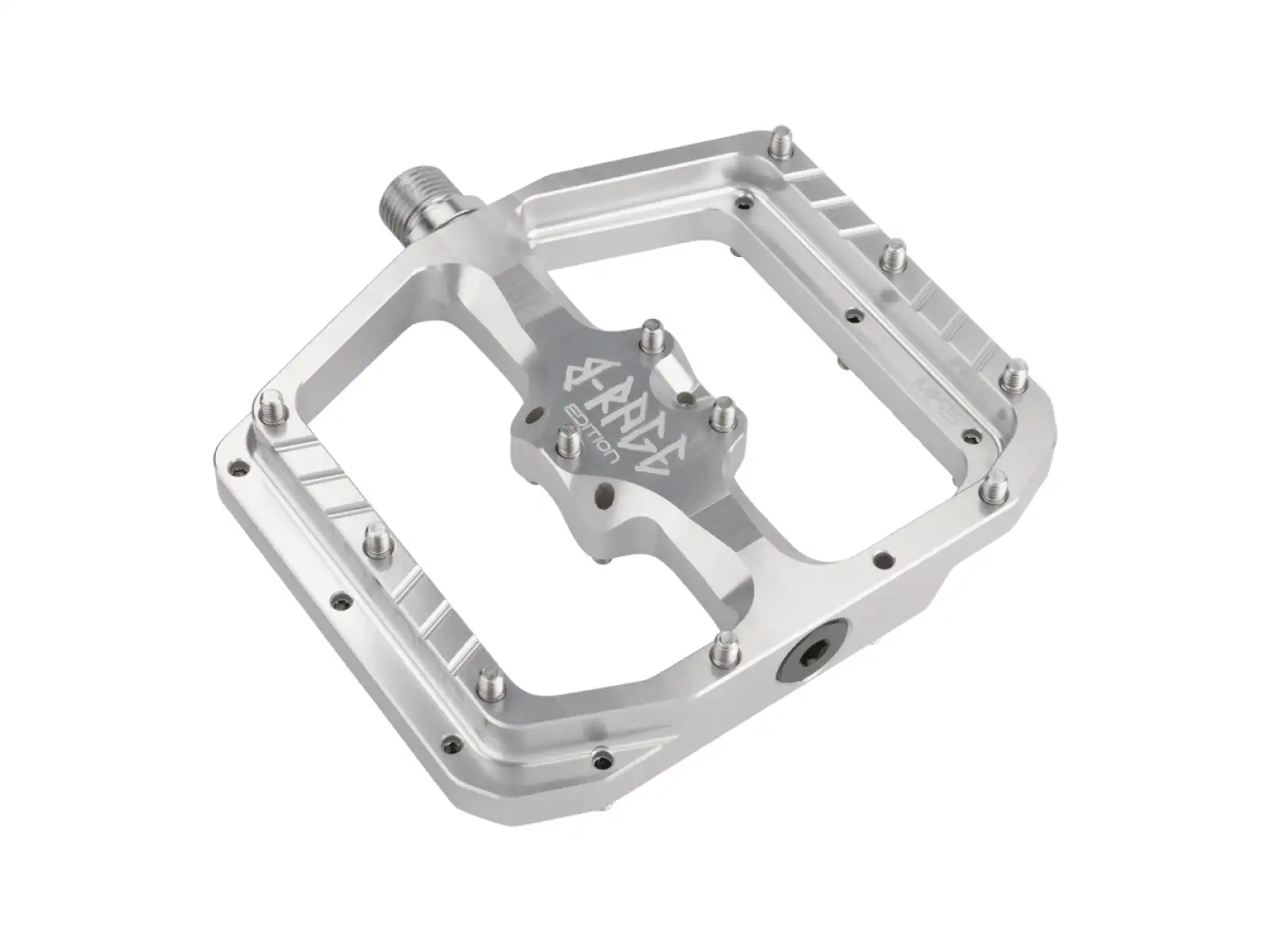 Burgtec Penthouse MK5 B-Rage Edition Plattformpedale Rhodium Silver