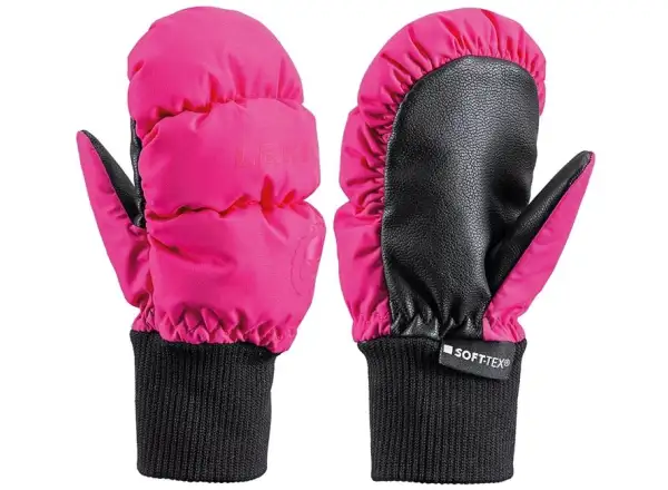 Leki Little Eskimo Mitt Short Skihandschuhe Kinder pink