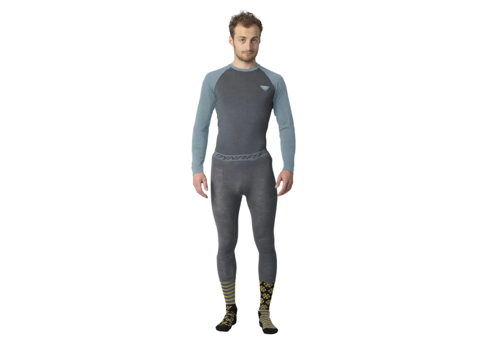 Dynafit Tour Light Merino Herren Langarmshirt Smoke Blue