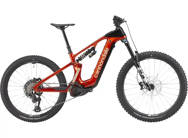 Cannondale Moterra Carbon LT 1 vollgefedertes E-Bike Fire Orange (FOR)