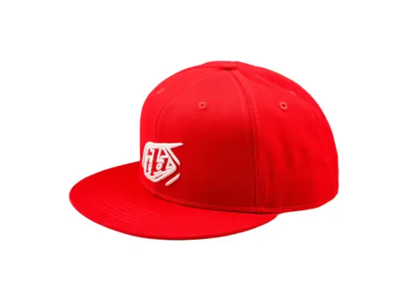 Troy Lee Designs Flat Bill Snapback Kappe rot