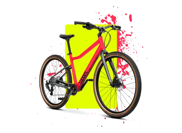 Woom 6 EXPLORE Kinderfahrrad neon pink