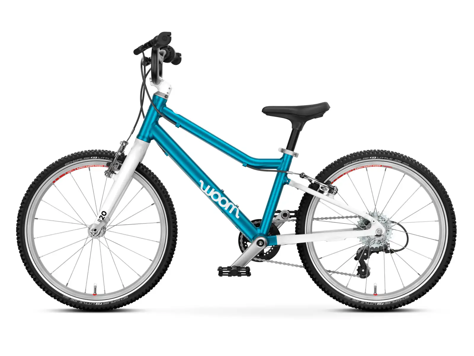 Woom GO 4 Metallic Blue 20 Kinderfahrrad