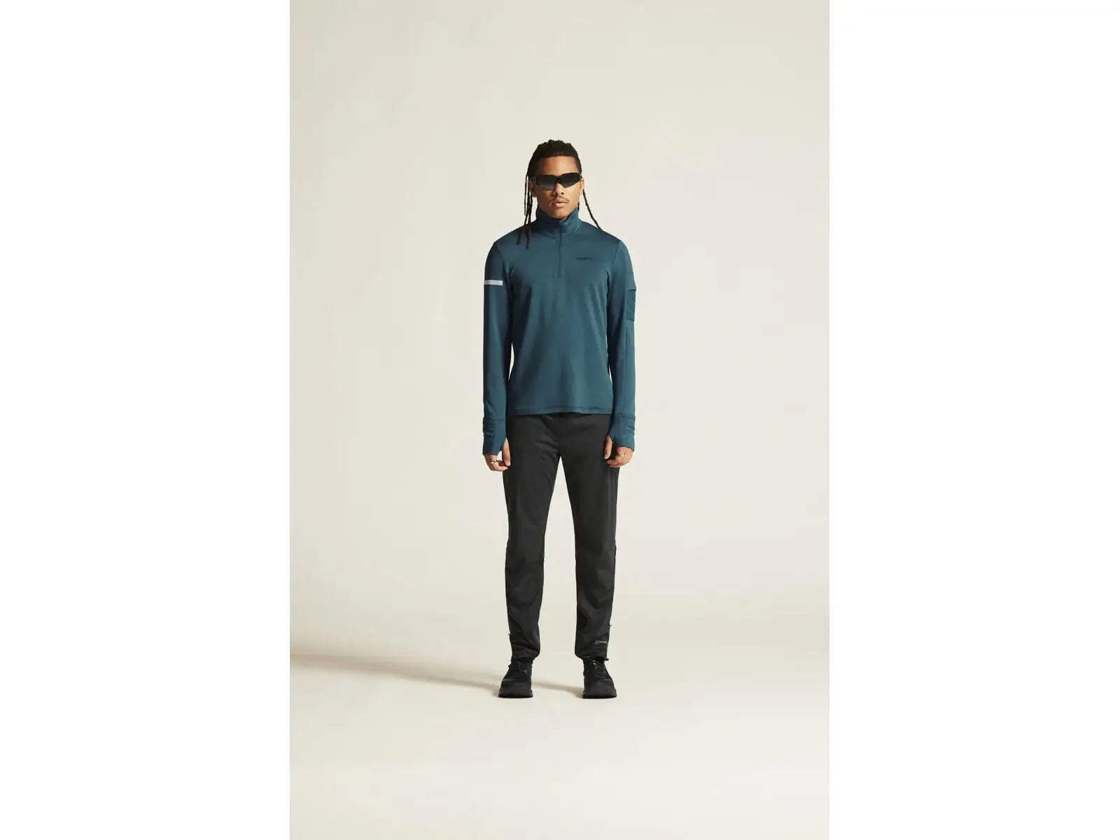 Craft ADV SubZ Herren-Laufshirt Langarm grün