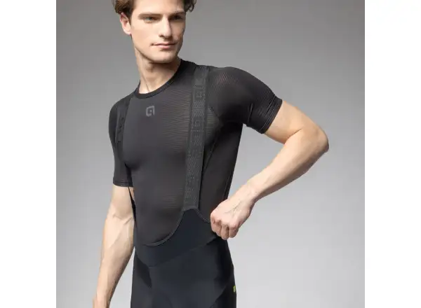 Alé Pragma Winter 2.0 Herren Thermohose mit Trägern und Polster Black
