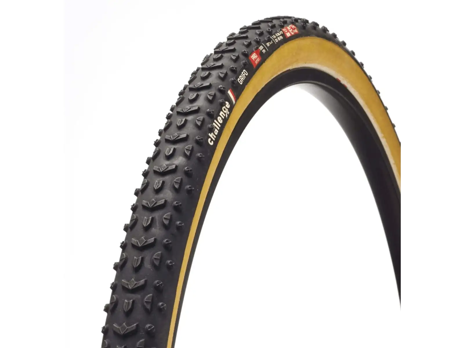 Challenge Grifo TLR Pro 28" Cyclocross-Reifen Black/Tan
