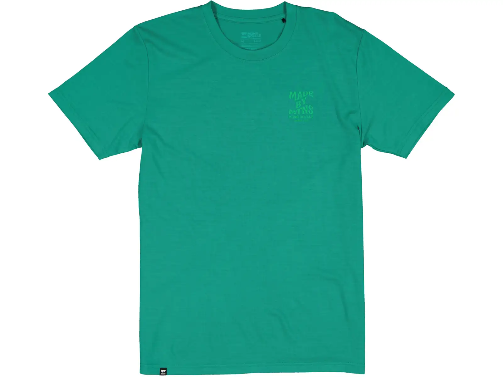 Mons Royale Icon Herren-T-Shirt mit kurzen Ärmeln Pop Green