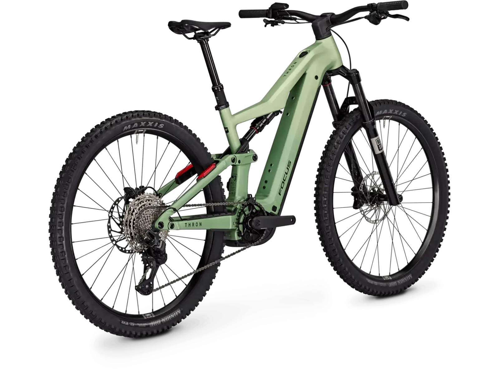 Focus THRON 8 800Wh vollgefedertes E-Bike Mintgrey matt / Artichokegreen matt