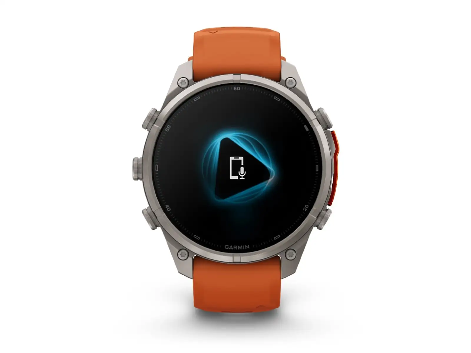 Garmin Fénix 9 Pro inReach 47 mm Smartwatch Titanium Autumn orange/Spark orange