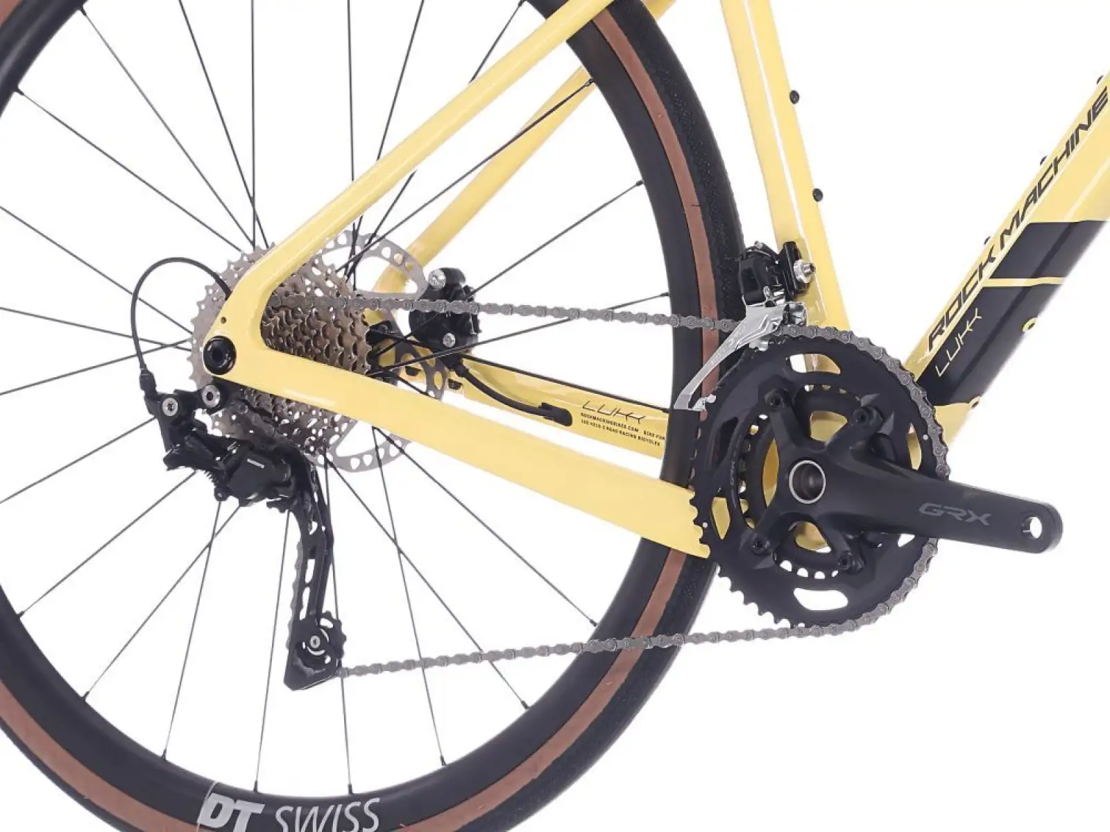 Rock Machine Lukk CR 60 Gravelrad Gloss Sulfur Yellow