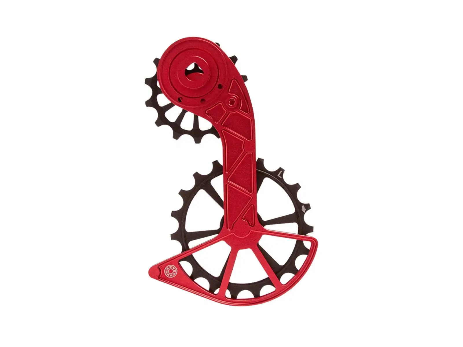 KOGEL Kolossos Schaltwerkskäfig mit Schaltröllchen Sram eTap AXS Rot