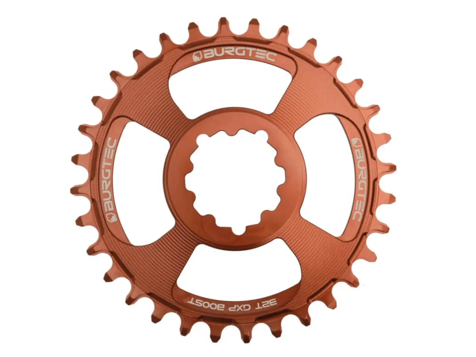 Burgtec Thick Thin GXP Boost Kettenblatt mit 3 mm Offset und 34 Zähnen in Bronze