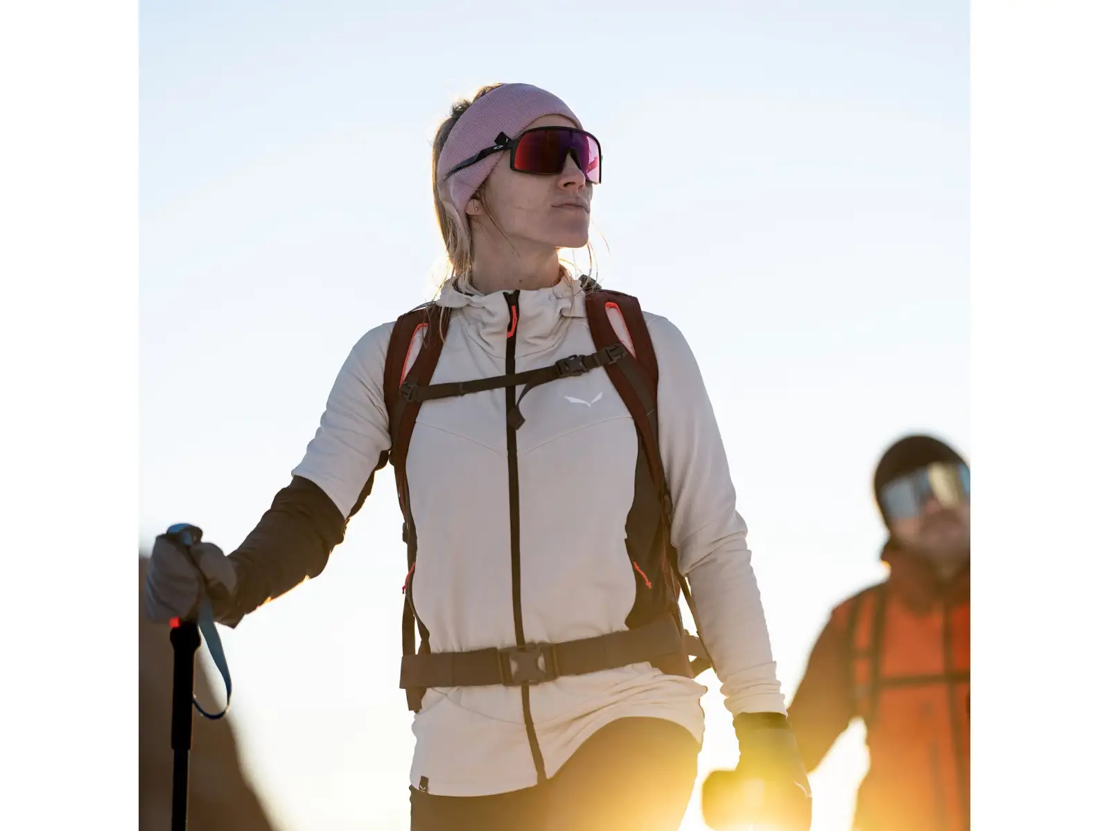 Salewa Sella Merino Hybrid Damenjacke Haferflocken
