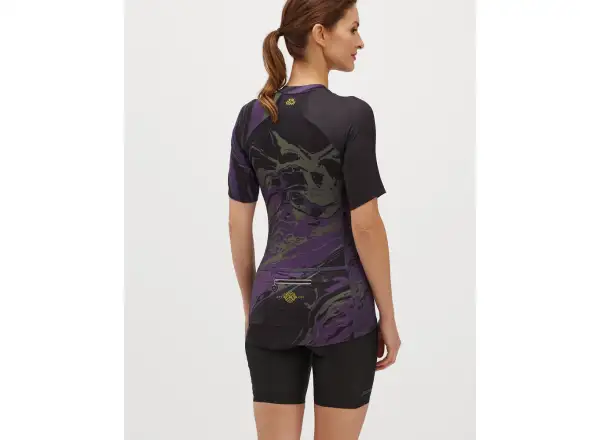 Silvini Catirina Damen Kurzarmtrikot schwarz/pflaume