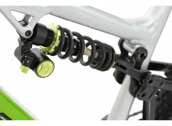 Elektrofahrrad Rock Machine Blizzard INT e90, vollgefedert, silber/schwarz/grün