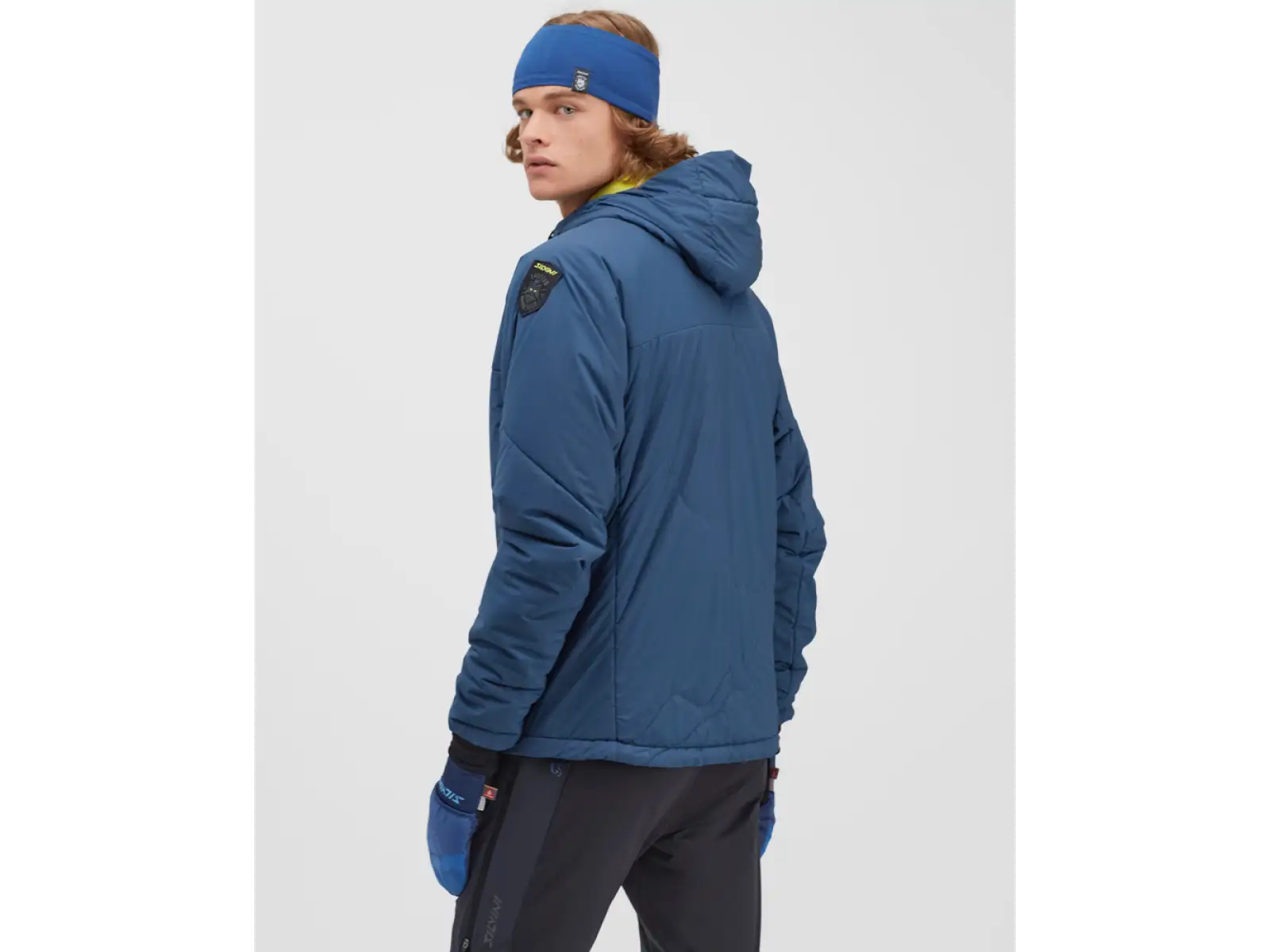 Silvini Lupo Herrenjacke Marine/Limette