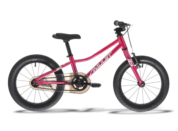 AMULET 16 Fun Kinderfahrrad raspberry pearl/silver