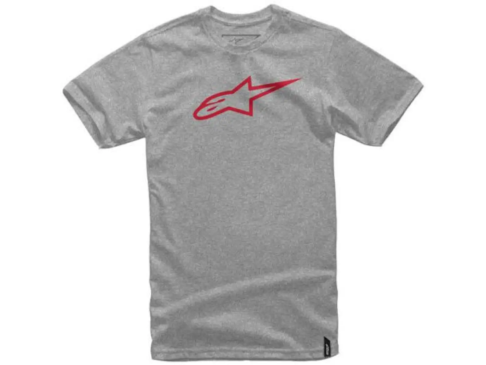 NE Alpinestars Ageless Classic Tee T-Shirt Kurzarm Grau meliert/Rot