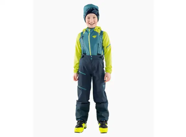 Dynafit Youngstar 3L Kinderhose mit Latz Heidelbeerblau/Sturmblau