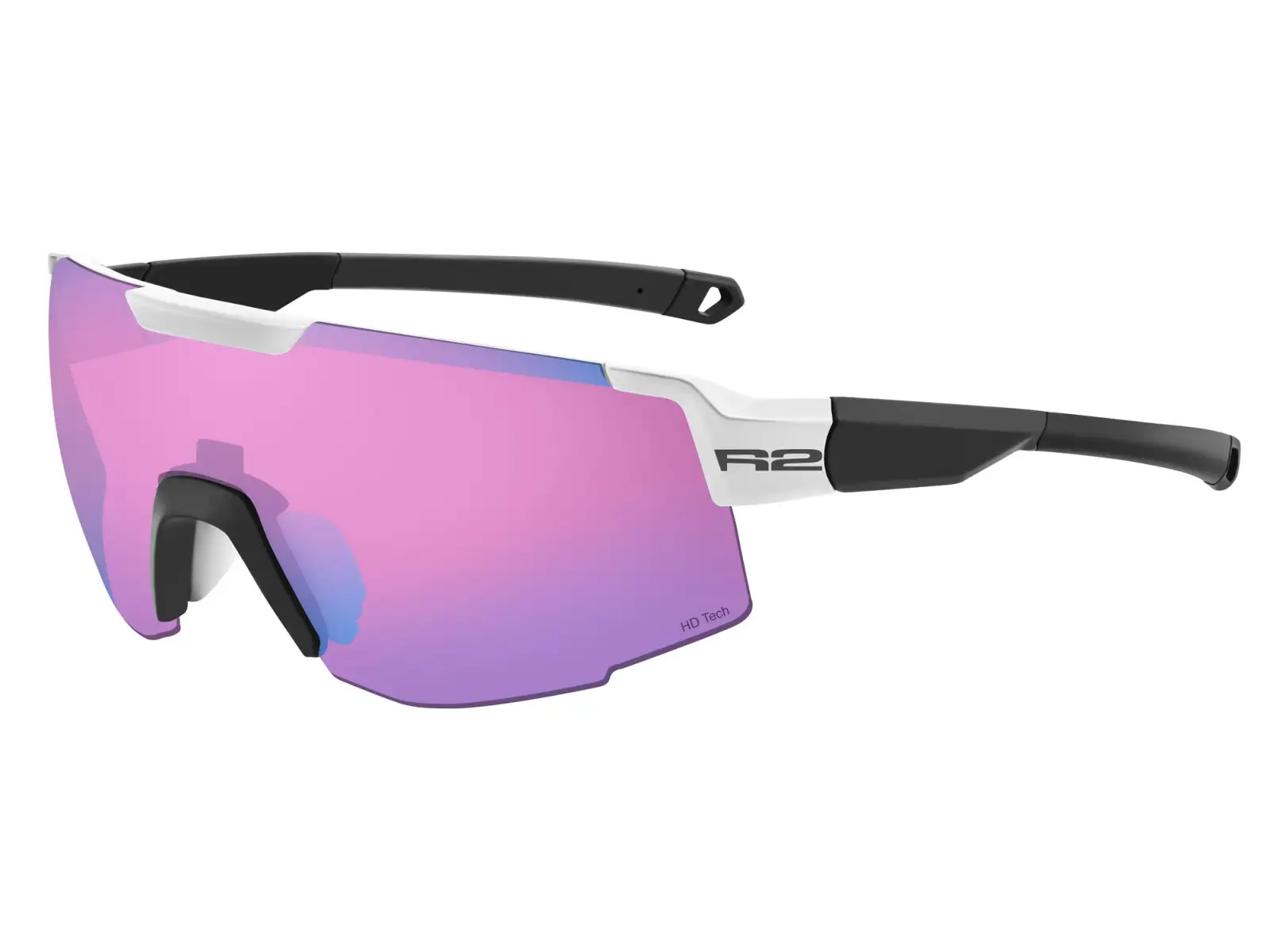 R2 Edge Brille weiß/schwarz/blau revo