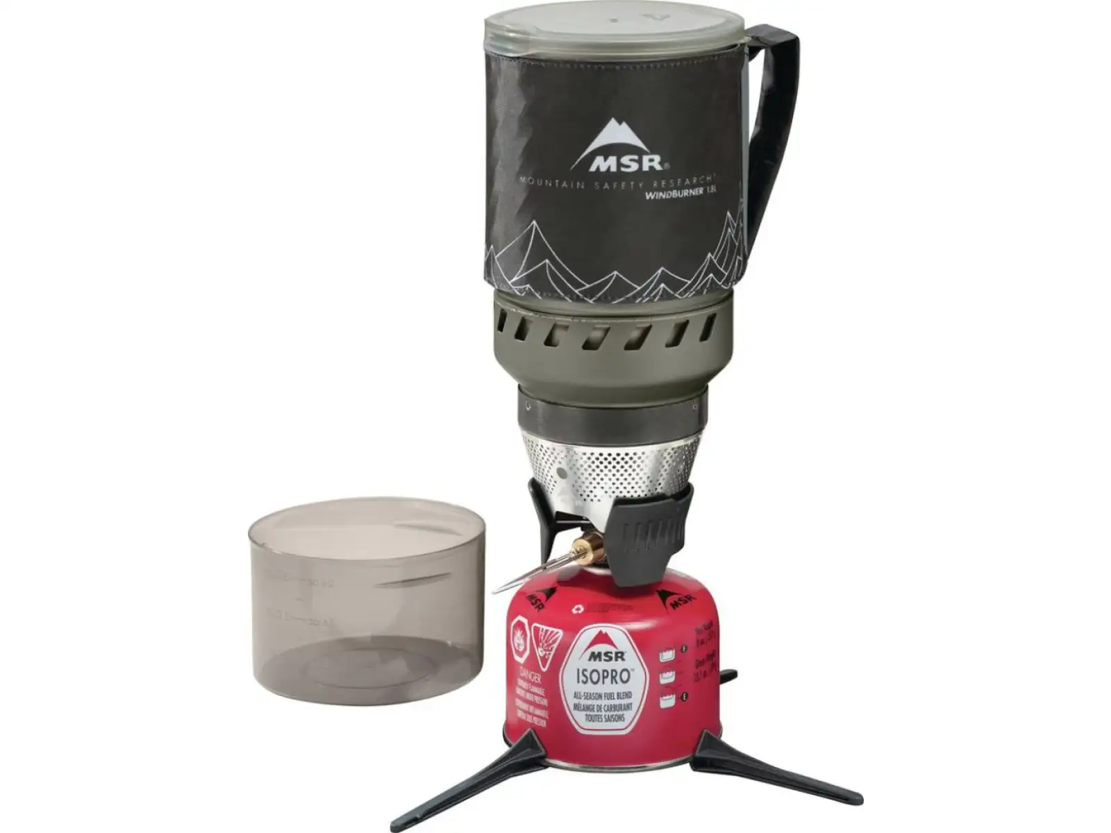 MSR WindBurner 1l Topf mit Wärmetauscher