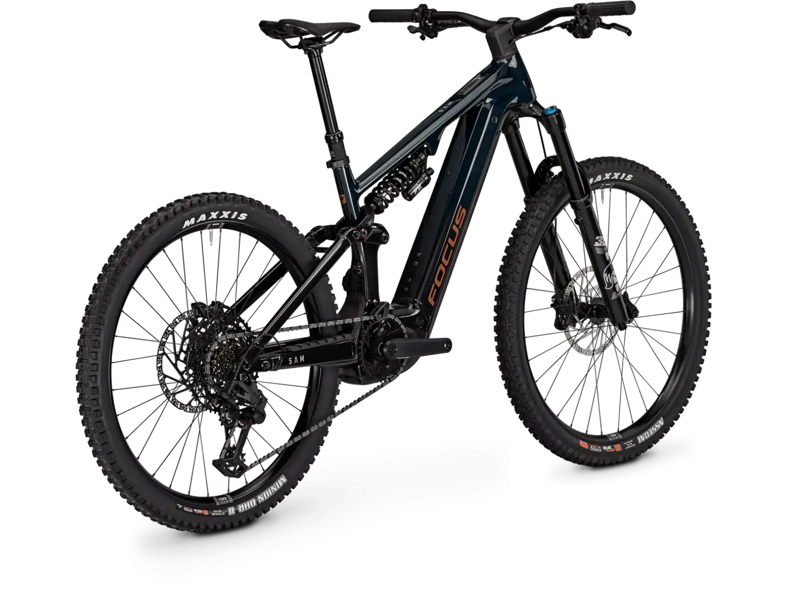 Focus SAM 8 600Wh vollgefedertes E-Bike Classicgreen / Obsidianblack