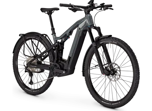 Focus Thron2 6.8 EQP DI 625Wh vollgefedertes E-Bike Slategrey/Magicblack