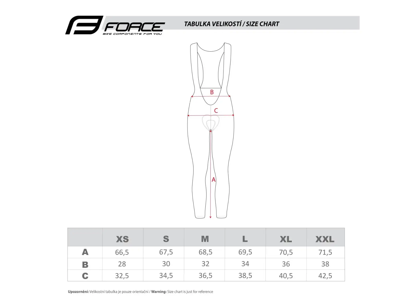 Force Reflex Line Lady Damenhose mit Latz und Polsterung Schwarz