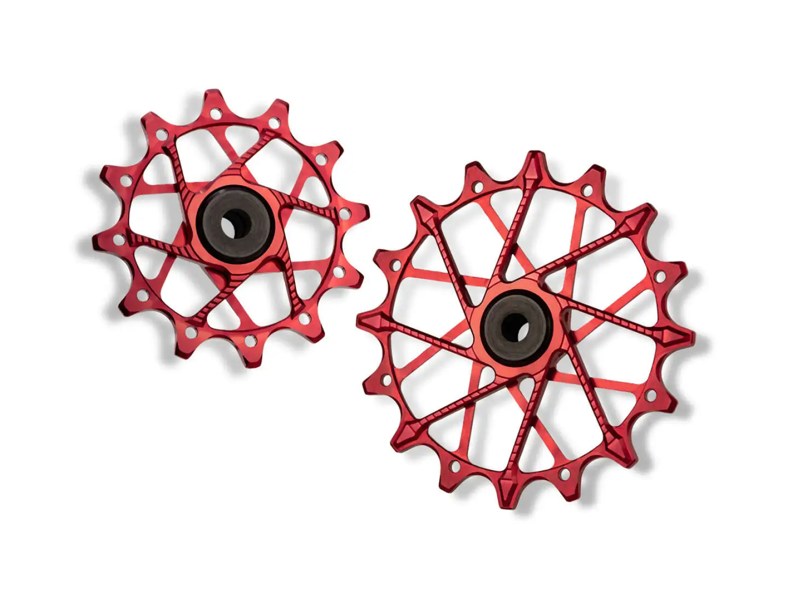 Schaltwerkskäfig mit Schaltröllchen für Sram Force AXS 12-Gang Schwarz/Rot