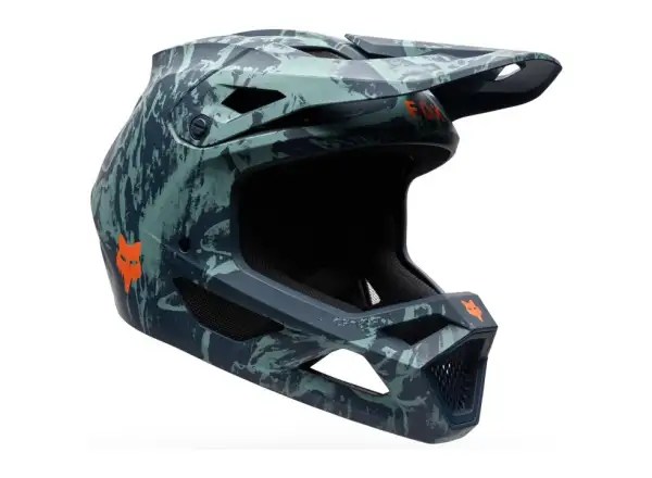 Fox Rampage Image Print Kinderhelm Arctic Blue