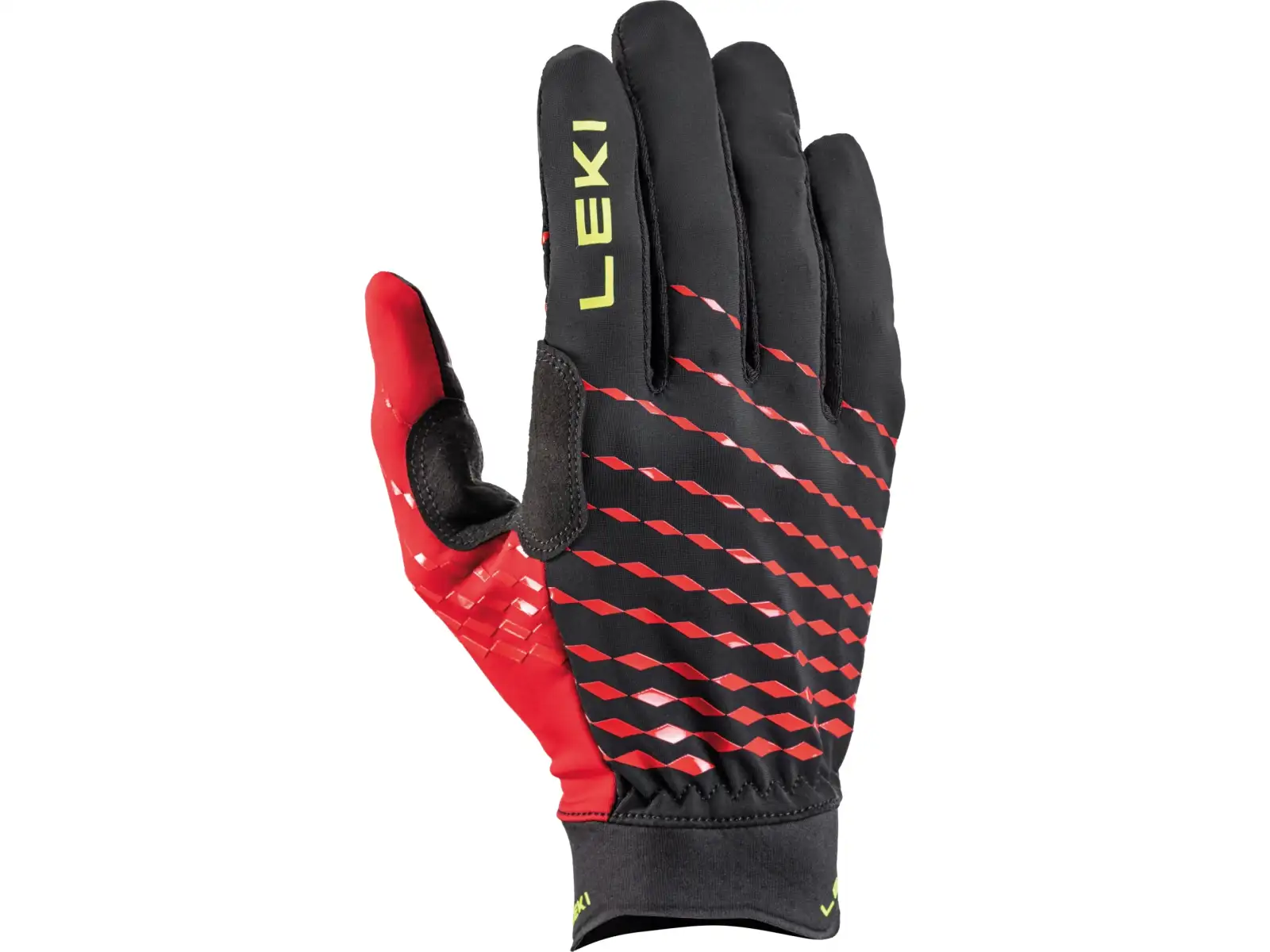 Leki Ultra Trail Breeze Handschuhe Black/Red/Neon Yellow