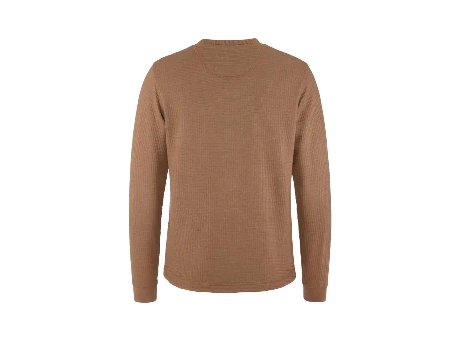 Craft Wool Waffle Damen Langarmshirt braun
