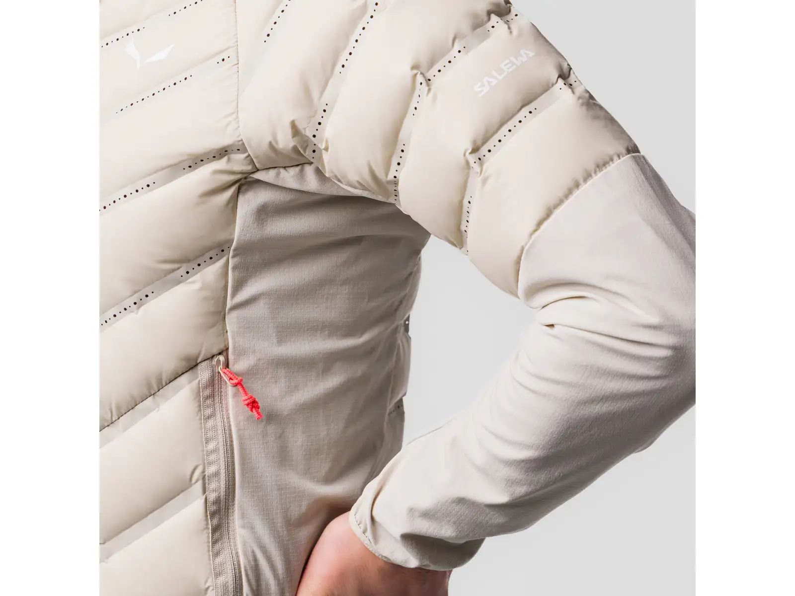 Salewa Agner Hybrid RDS DWN Damenjacke Haferflocken
