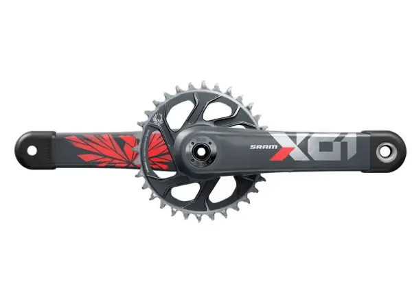 Sram X01 Eagle Boost DUB Kurbeln 175 mm Lunar Oxy 32 Zähne