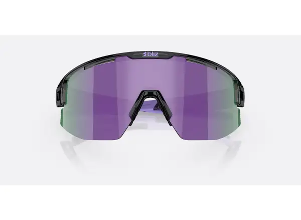 Bliz Matrix Small Sonnenbrille Crystal Black/Grey Purple Multi