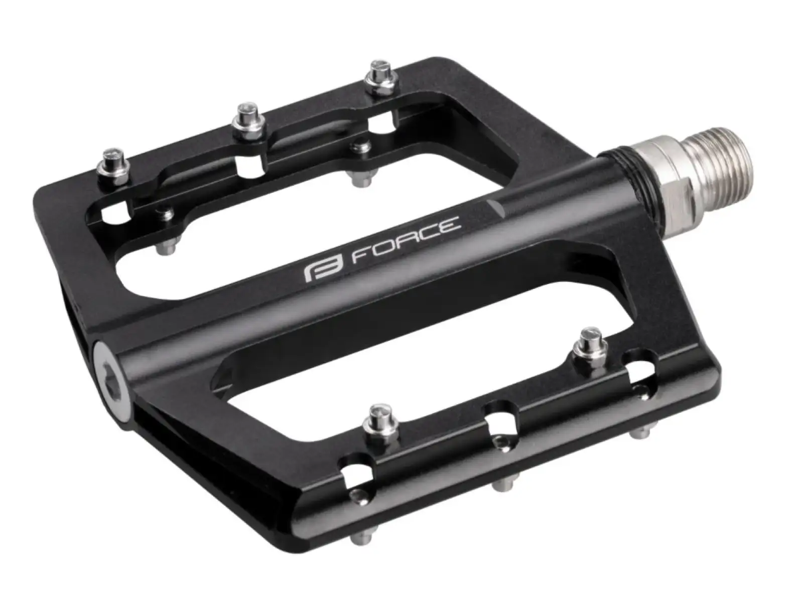 Force Step Aluminium Pedals Industrial Bearings Black.