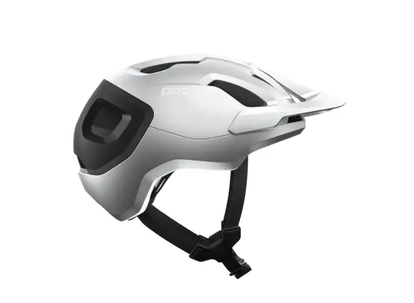 POC Axion Race MIPS Helm Uranium Black/Argentite Silver Matt