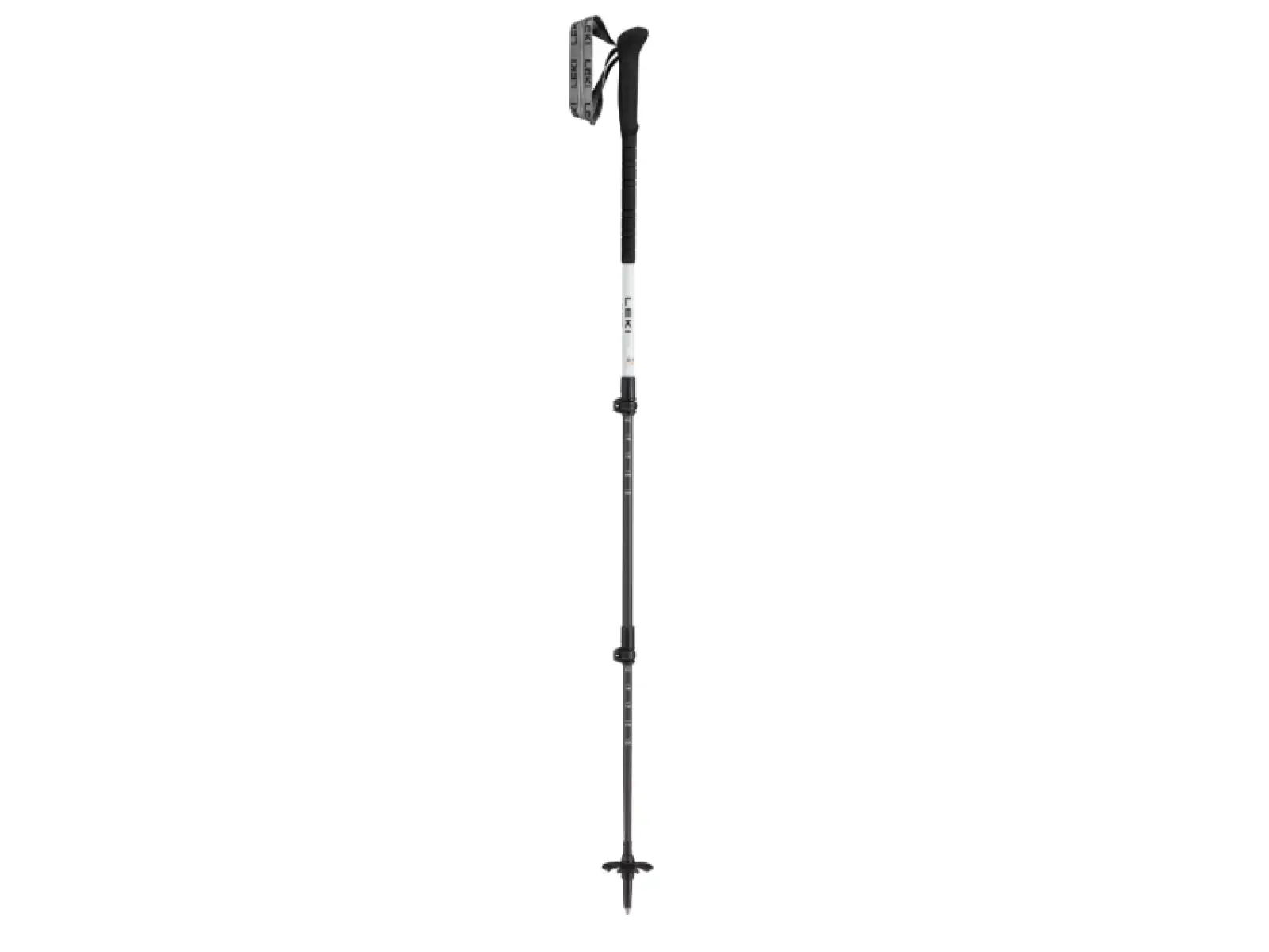 Leki Skytera Carbon Lite Trekkingstöcke white-black-neonorange