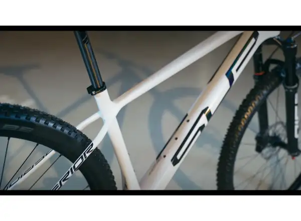 Superior XP 969 Glanz Weiß Metallic/Hologramm Schwarz Mountainbike.