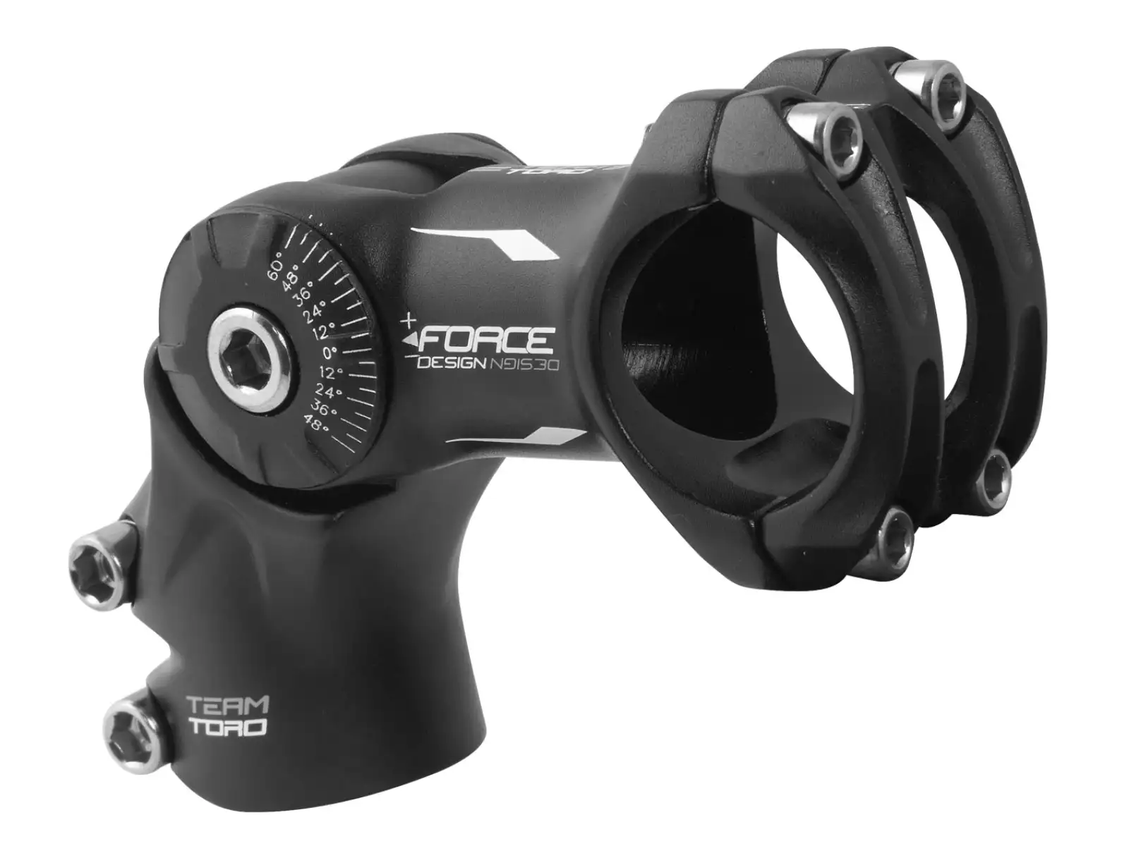 Force Toro verstellbarer Vorbau 31,8 mm schwarz matt
