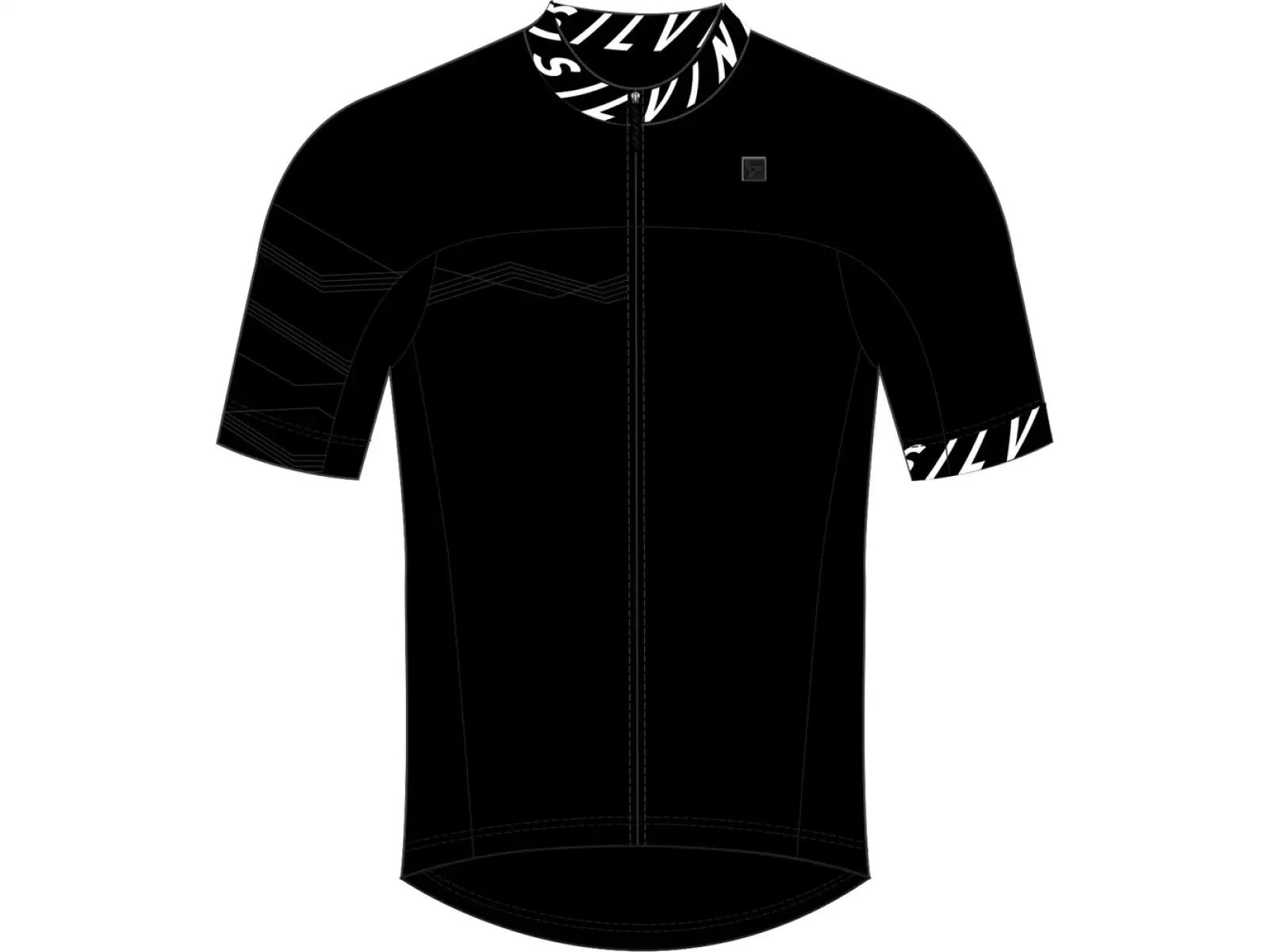 Silvini Stelvio Herren Kurzarmtrikot schwarz/weiß