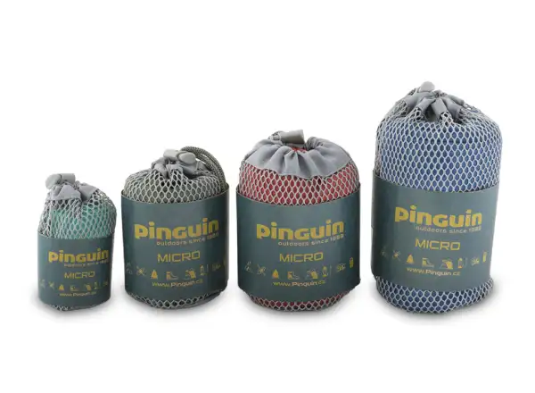 Pinguin Handtuch S Map Grey