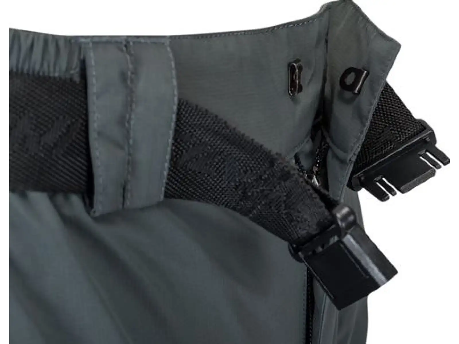 Silvini Rango Herren-MTB-Shorts in Holzkohle/Rot