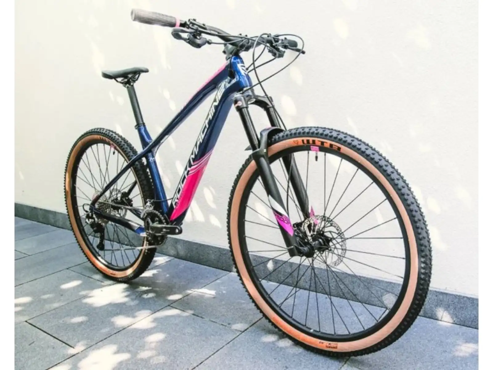 Rock Machine Catherine CRB 20-29 Glanz Dunkelblau/Rosa/Silber Mountainbike