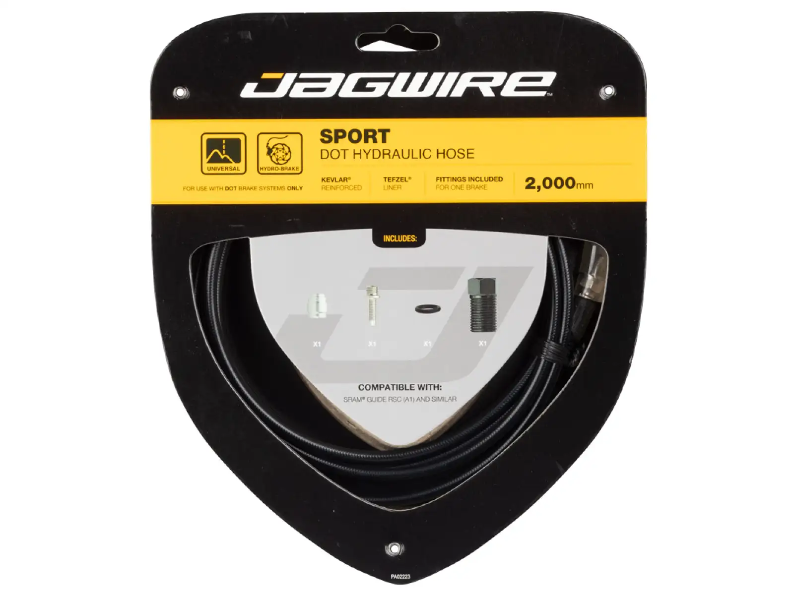 Jagwire Sport DOT Sram Guide Satz für Schläuche und Endstücke